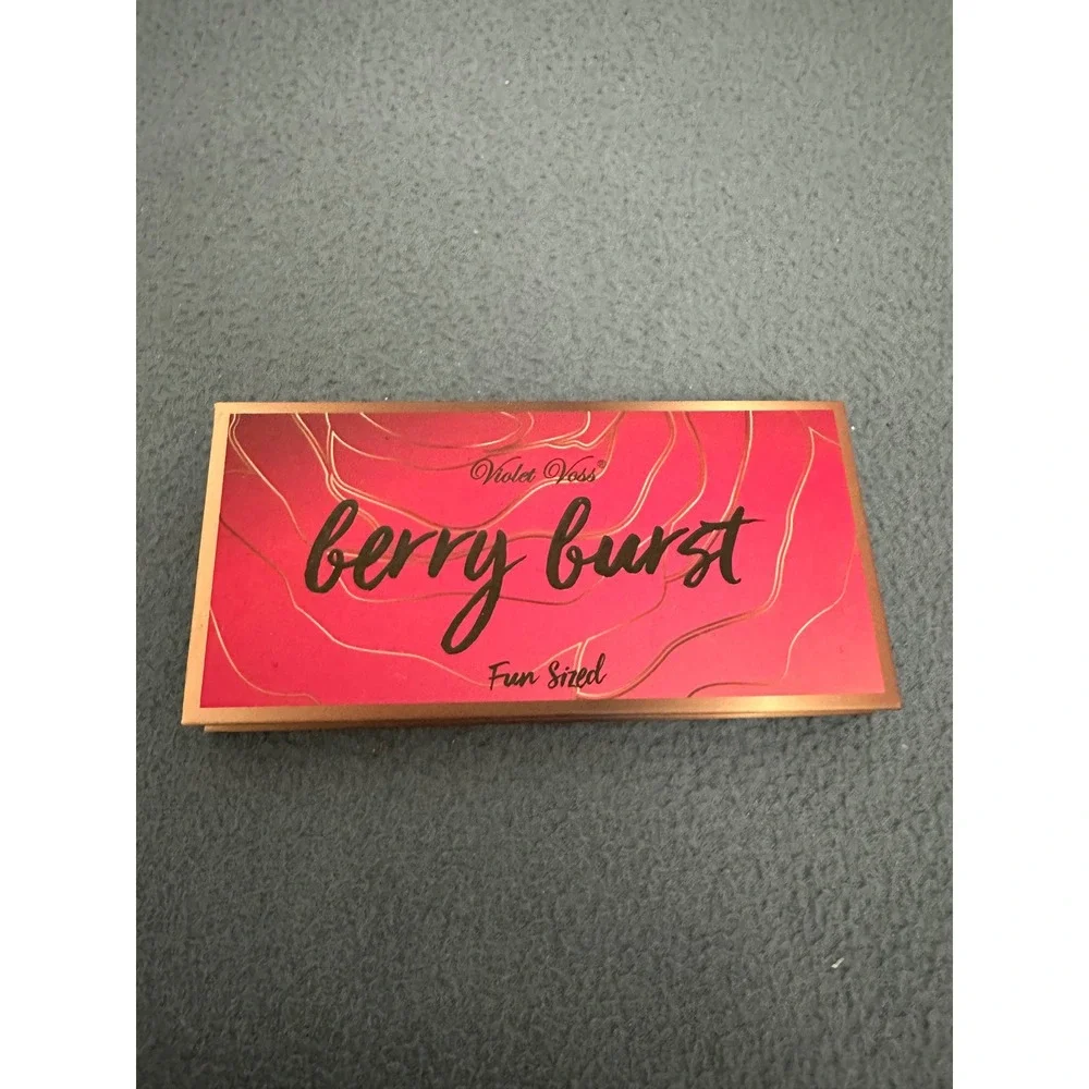 Violet Voss‎ Berry Burst Fun Sized Eye Shadow Palette 10 Shades Pink Red Brown